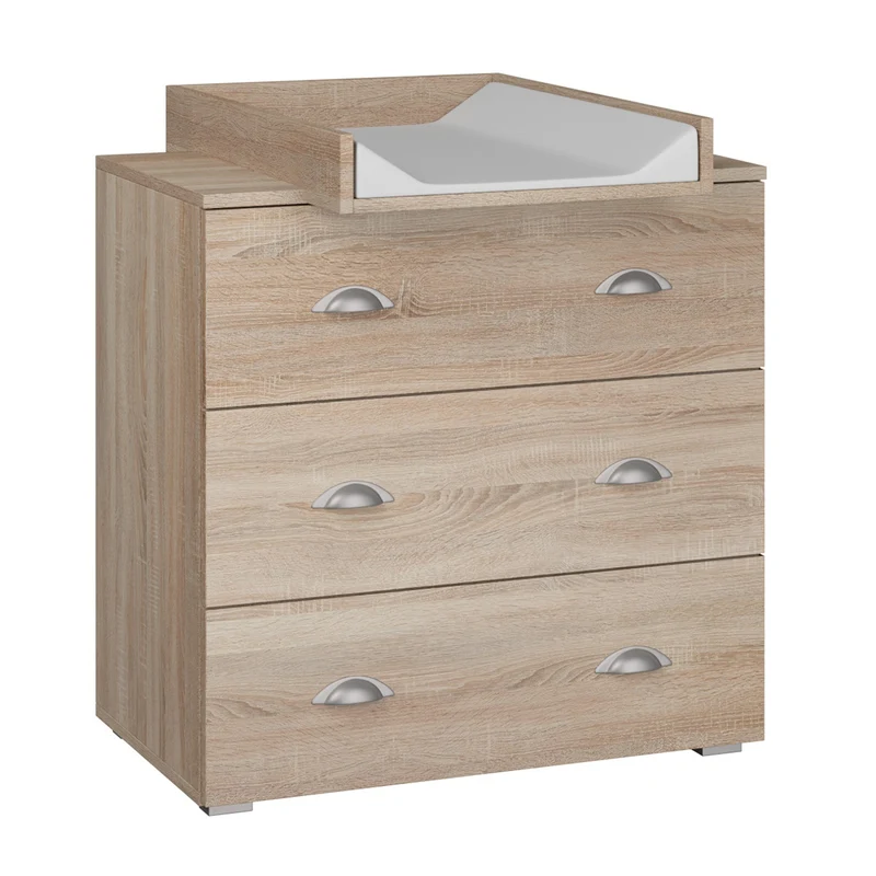 Commode avec plan à langer Lio Bois