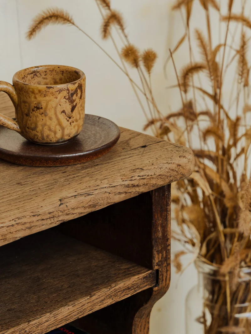 Odile, la table de chevet en bois N°1439