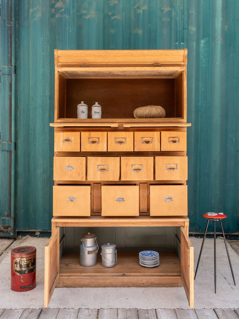Fernand, le meuble de métier à casiers en bois N°393