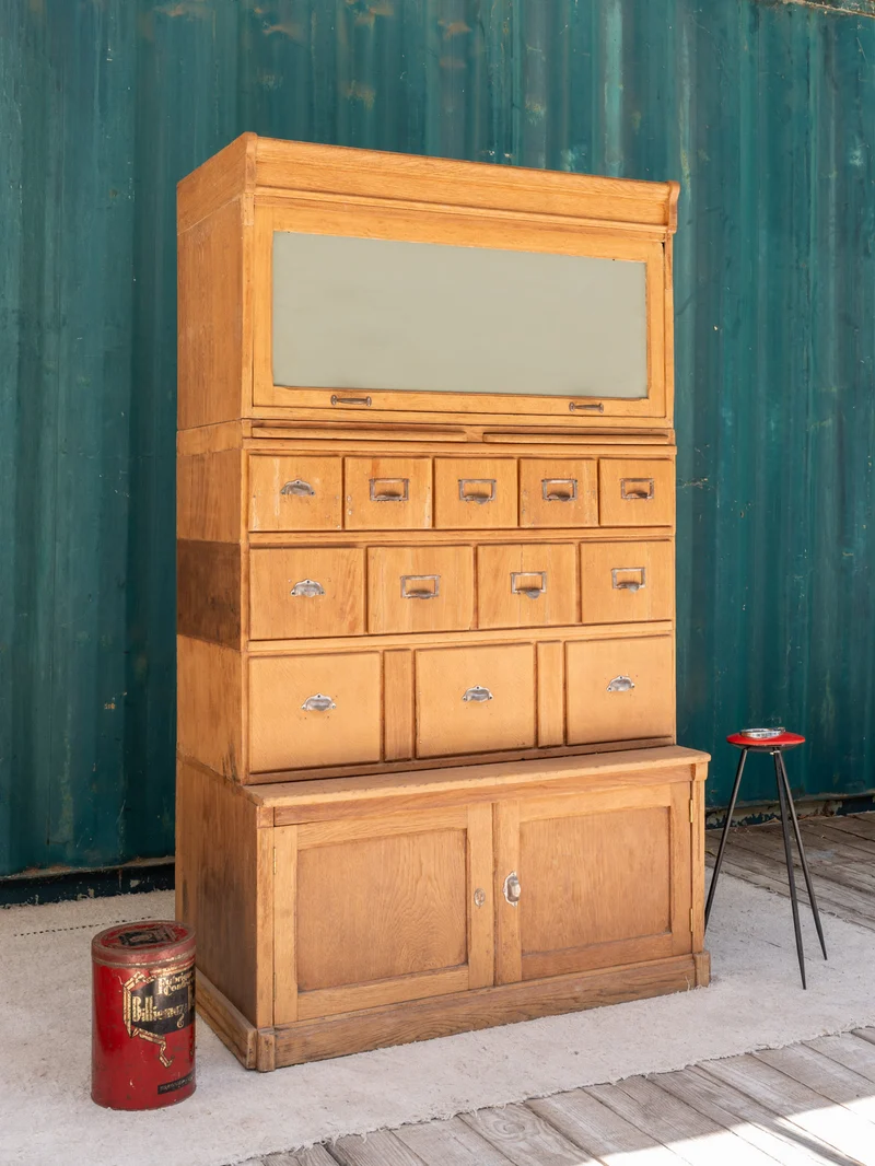 Fernand, le meuble de métier à casiers en bois N°393