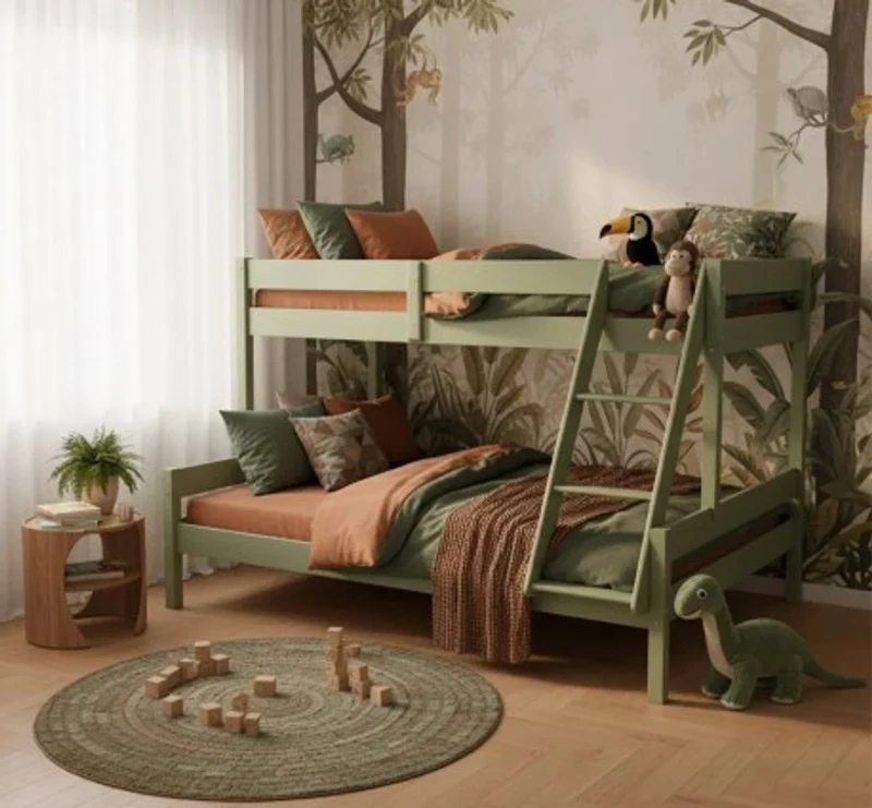Casa Padrino Bett im Landhausstil, 200 x 140 x 131 cm