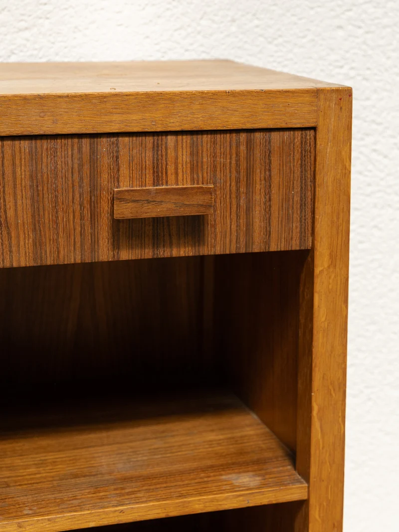 Odile, la table de chevet mid-century en bois N°1475