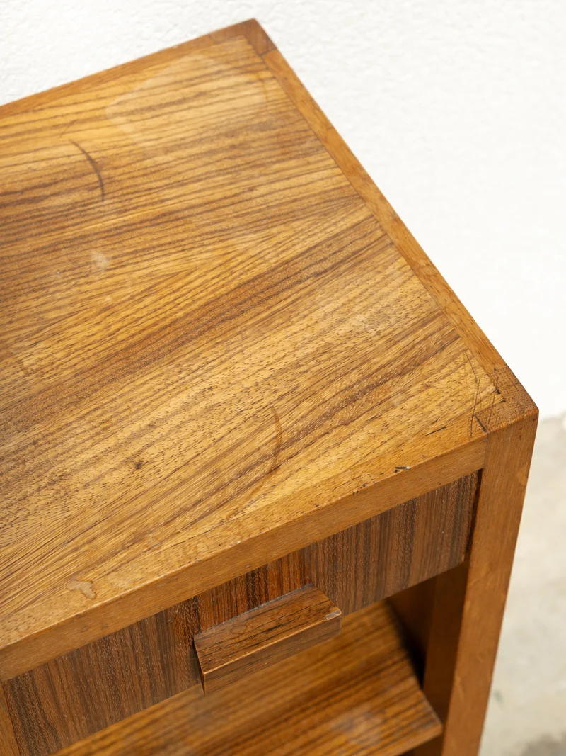 Odile, la table de chevet mid-century en bois N°1475