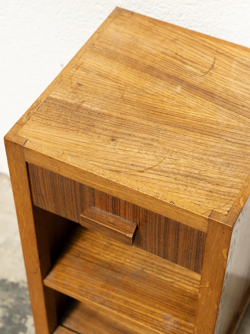 Odile, la table de chevet mid-century en bois N°1475