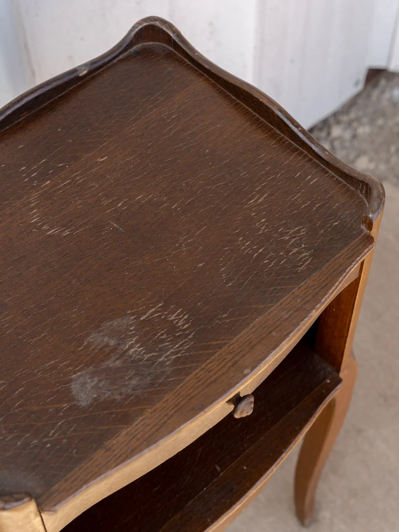 Odile, la table de chevet en bois N°1485