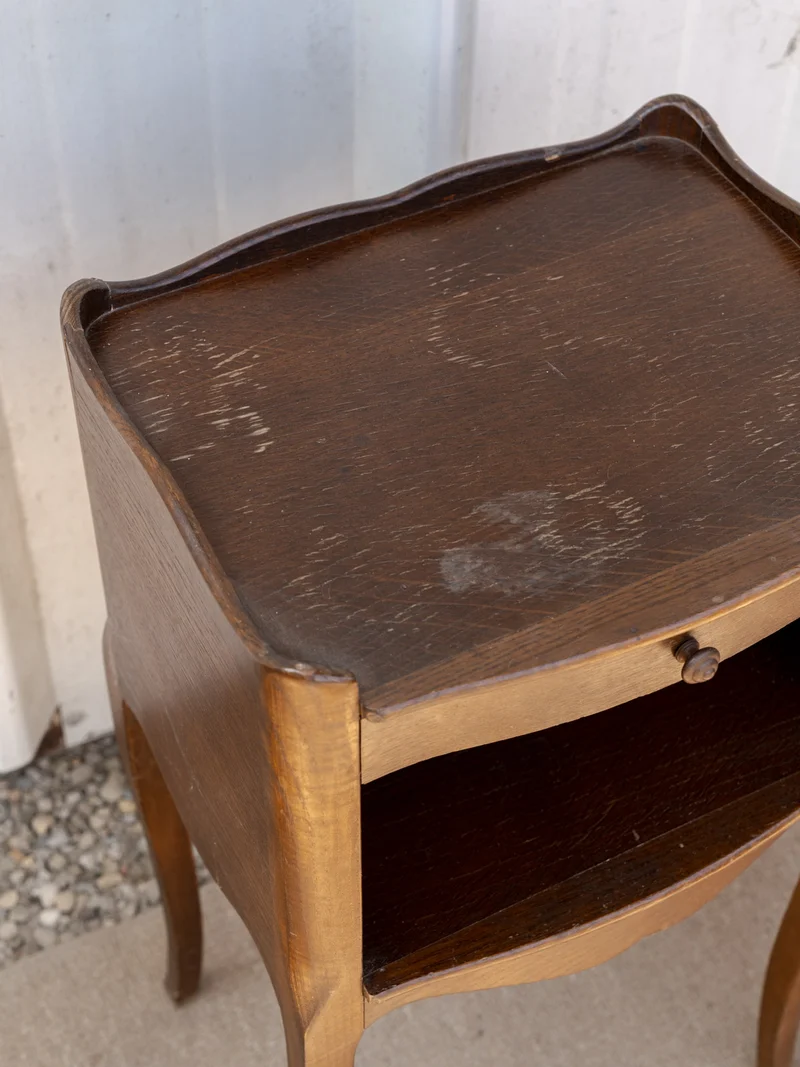 Odile, la table de chevet en bois N°1485