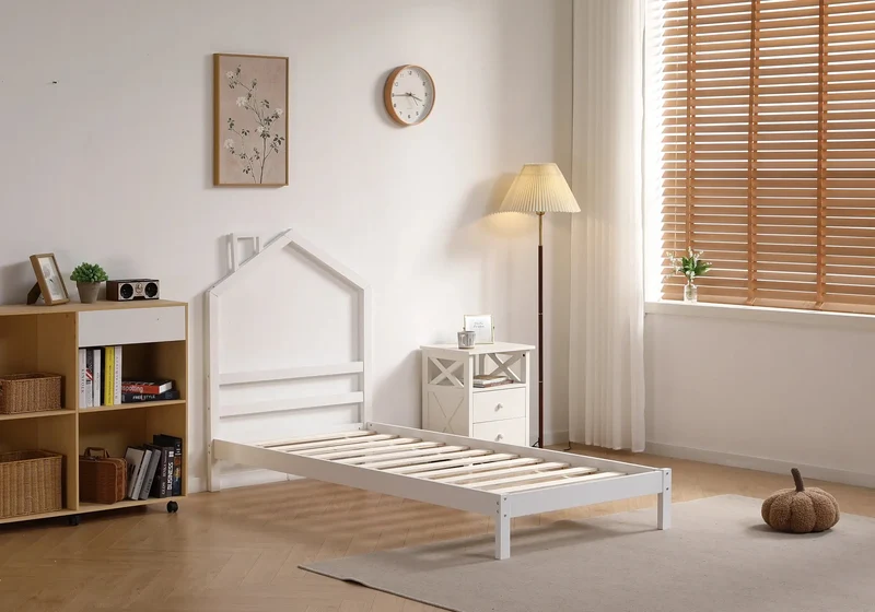 Lit enfant bois blanc - Olfa