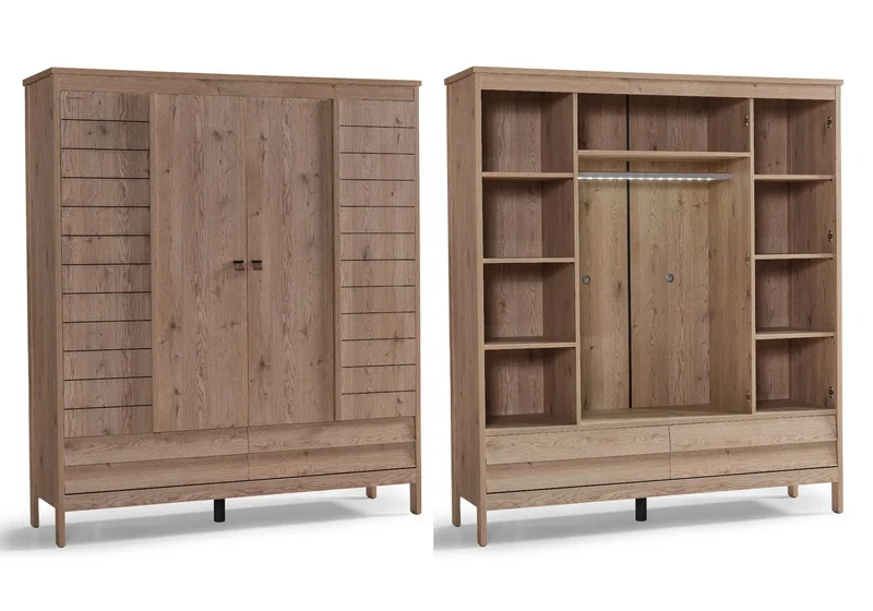 Ensemble de chambre enfant montessori taupe PETRA