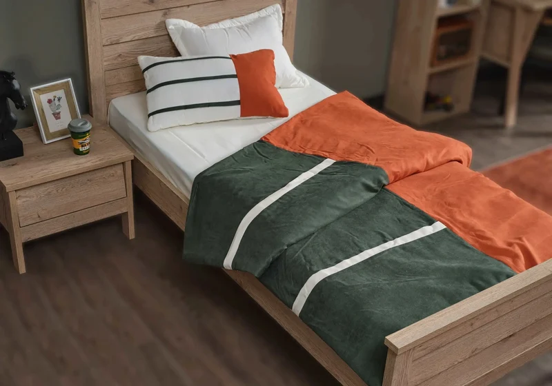 Ensemble de chambre enfant montessori taupe PETRA