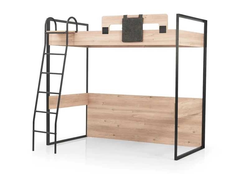 Chambre jeune modulaire et moderne chêne SMART MAX