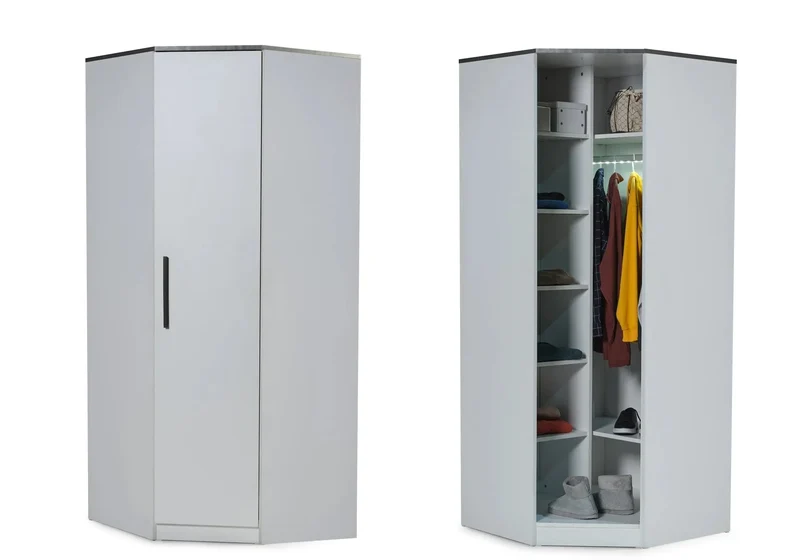 Ensemble de chambre jeune moderne blanc INFINITY