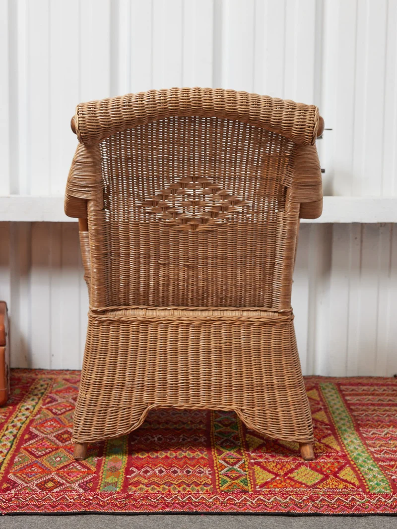 Ernest, le grand fauteuil en osier N°1090