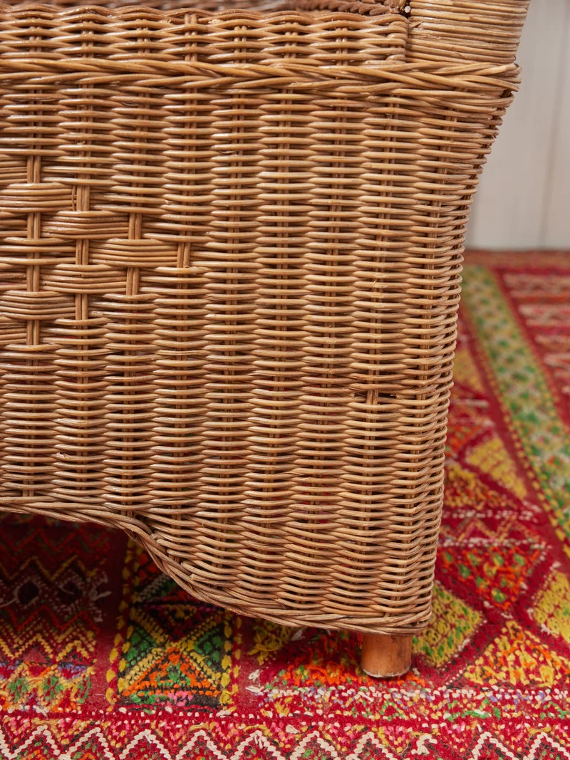 Ernest, le grand fauteuil en osier N°1090