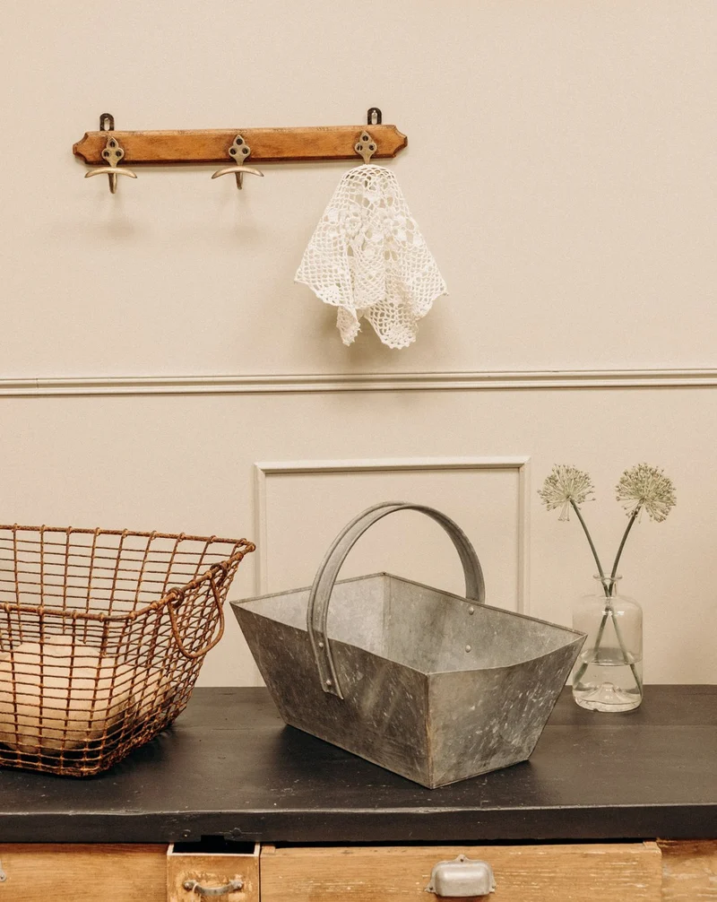 Ambroise, le panier en métal zinc N°934