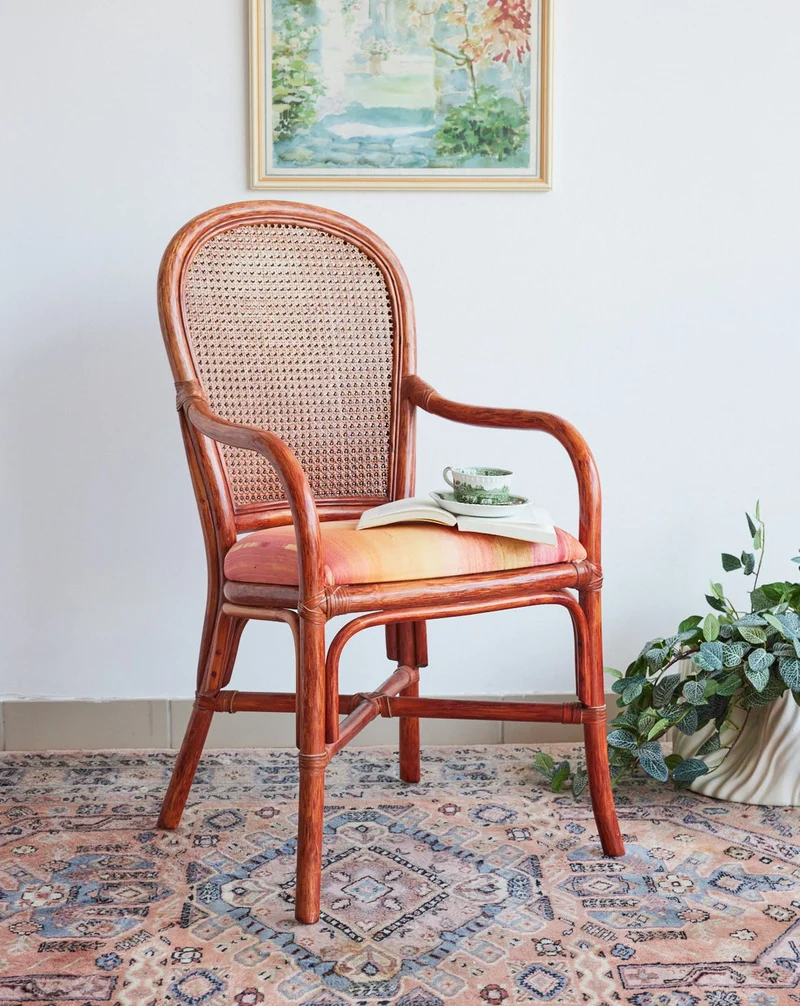 Ernest, le fauteuil en rotin N°1043