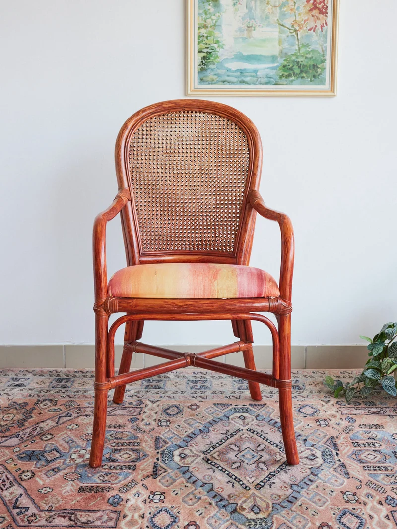 Ernest, le fauteuil en rotin N°1043