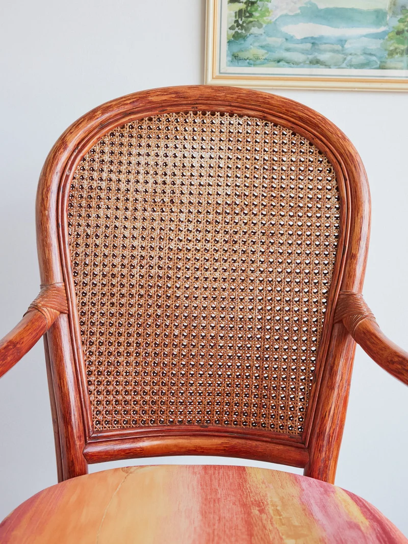 Ernest, le fauteuil en rotin N°1043