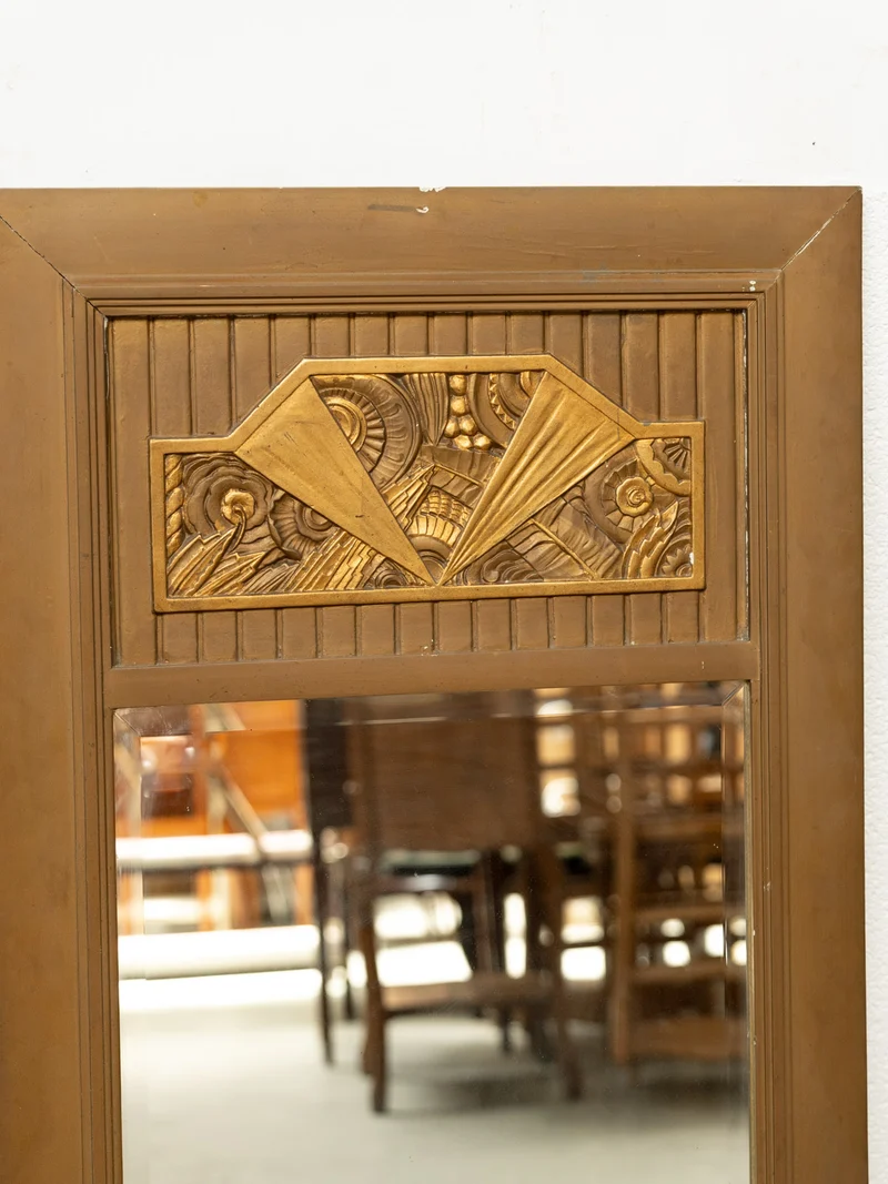 Georges, le grand miroir Art Déco en bois N°1316