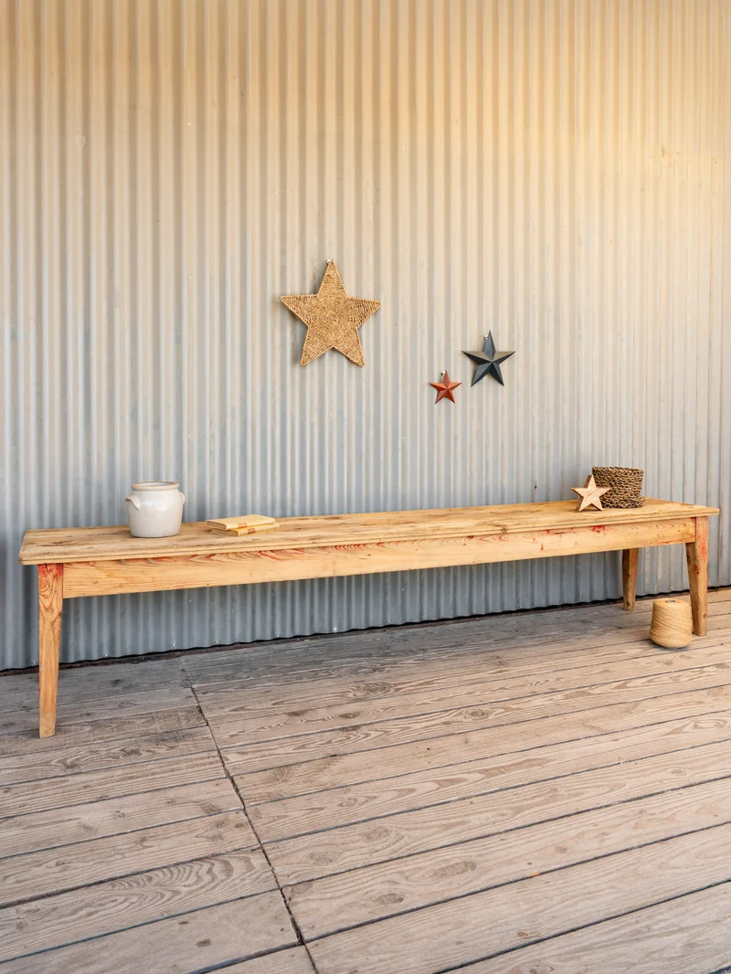 Antoine, le grand banc en bois N°471