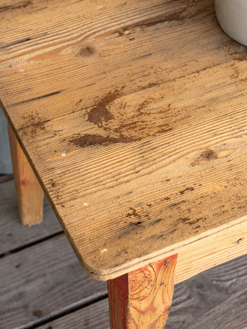 Antoine, le grand banc en bois N°471