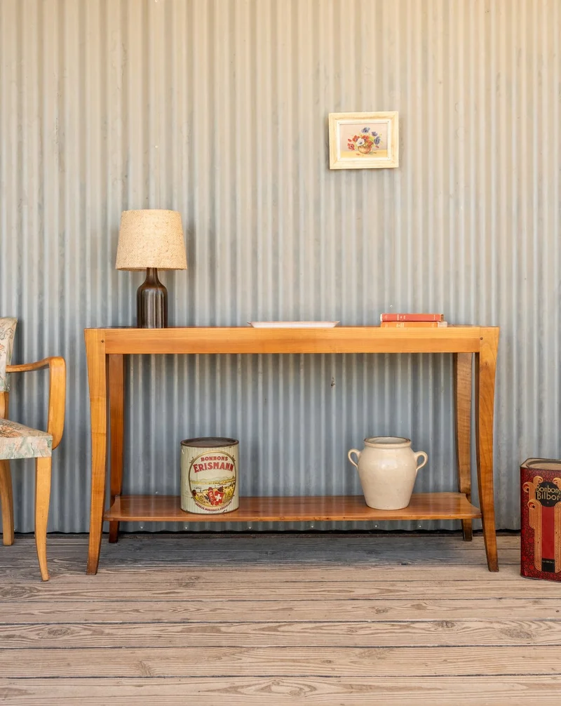 Francine, la longue console en bois N°1123