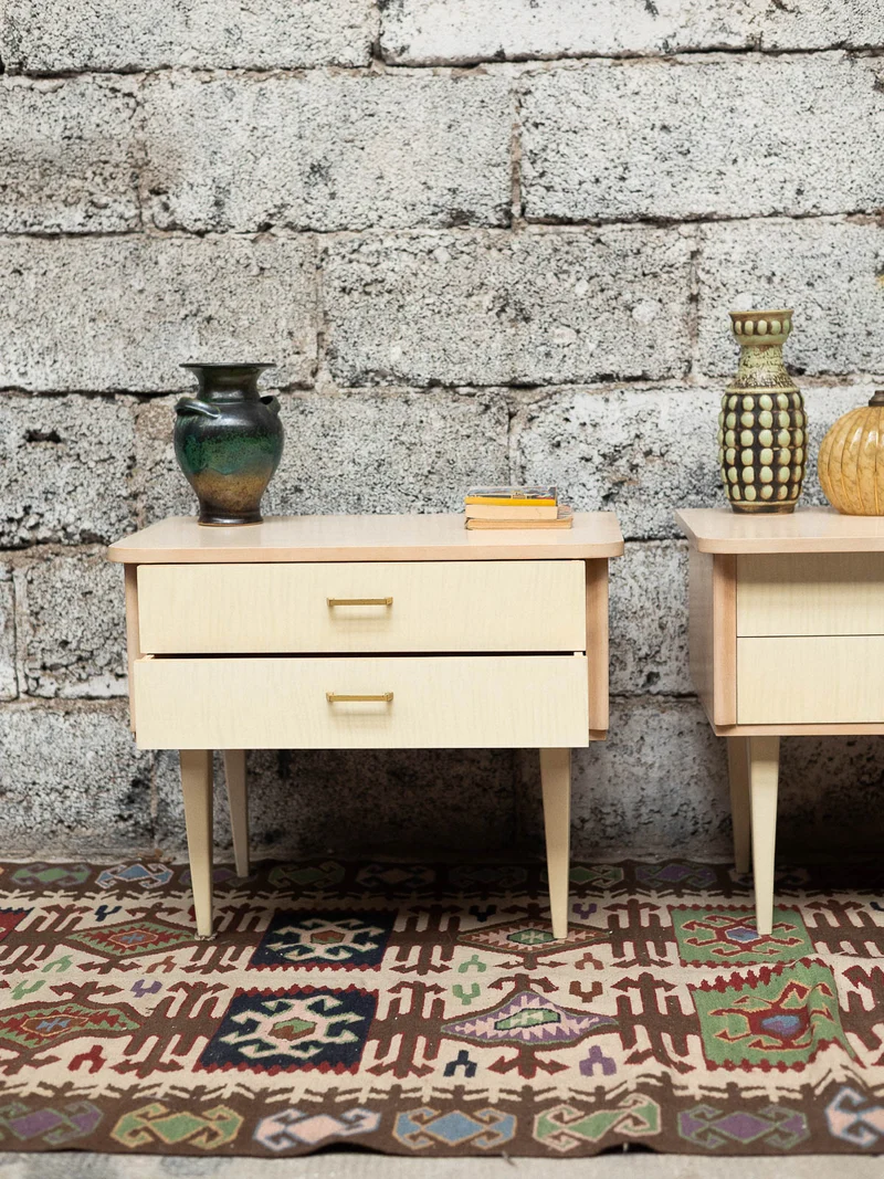 Maïa, la paire de tables de chevets épurées N°1529