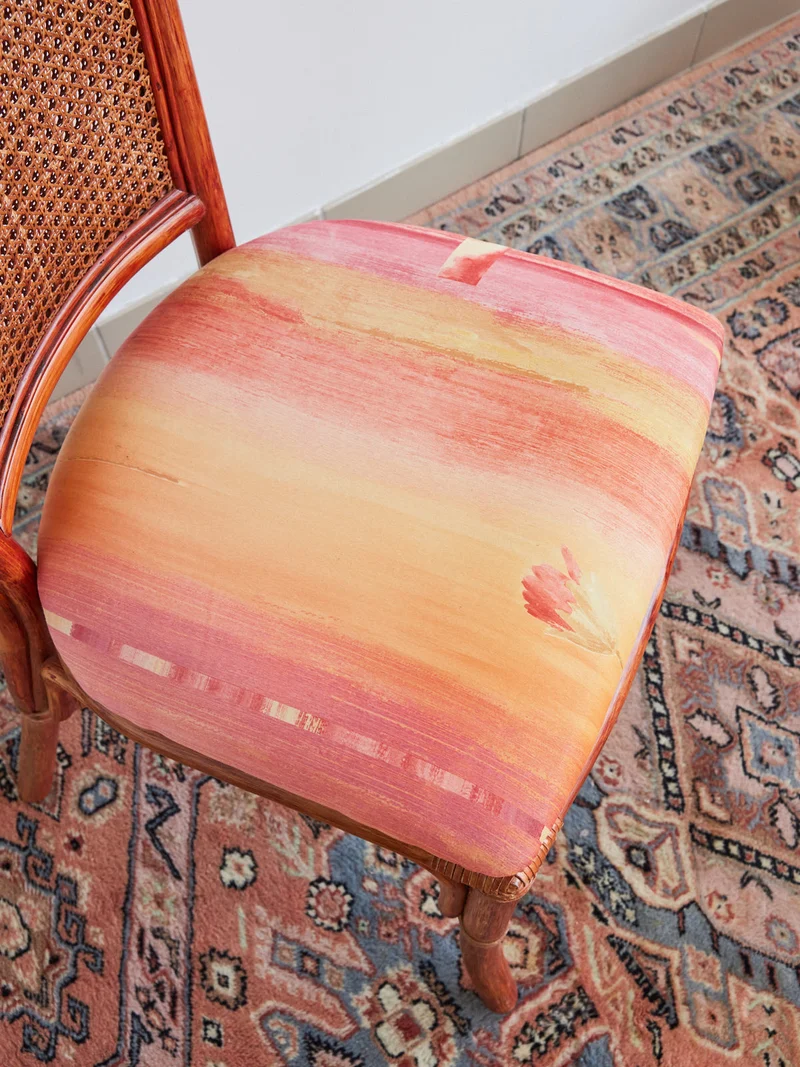 Alma, la paire de chaises en rotin N°1717