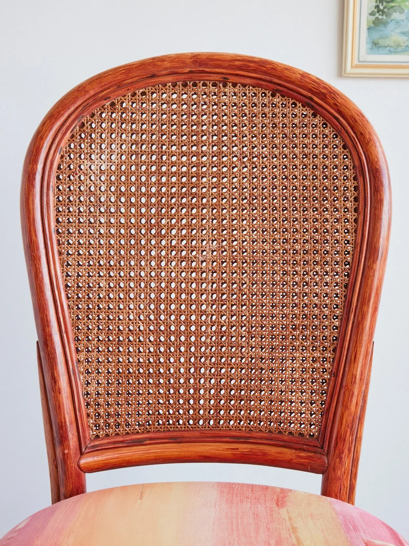 Alma, la paire de chaises en rotin N°1717