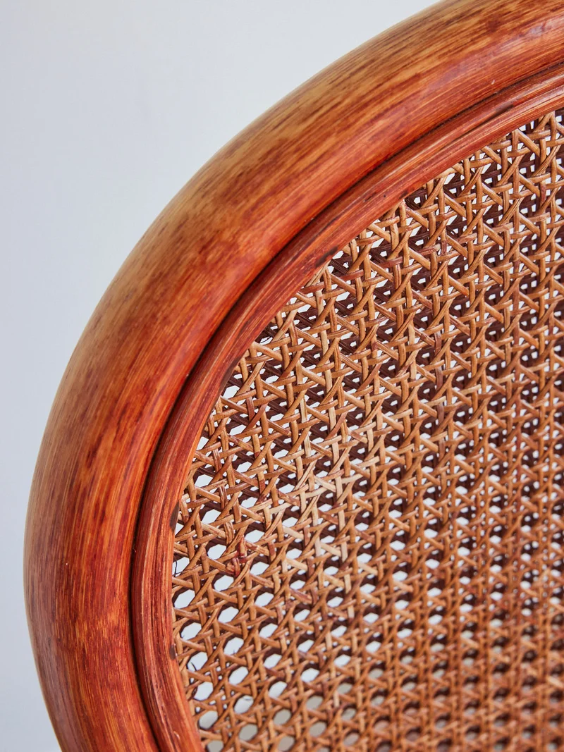 Alma, la paire de chaises en rotin N°1717