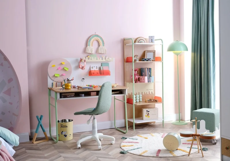 Ensemble de chambre jeune moderne vert JOLLY