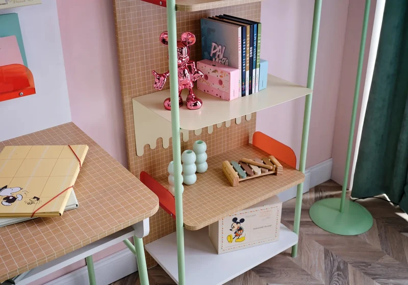 Ensemble de chambre jeune moderne vert JOLLY
