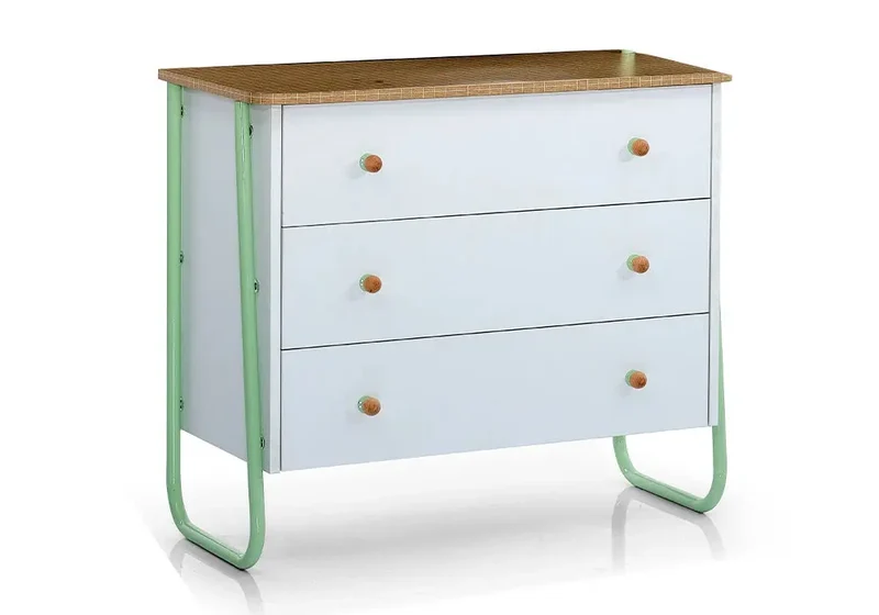 Ensemble de chambre jeune moderne vert JOLLY