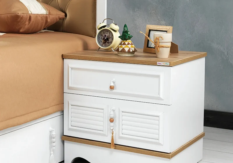 Ensemble complet de chambre moderne cappuccino LUNA