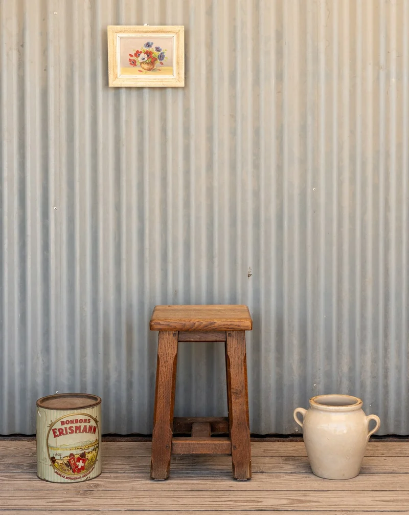 Regis, le tabouret en bois N°1473