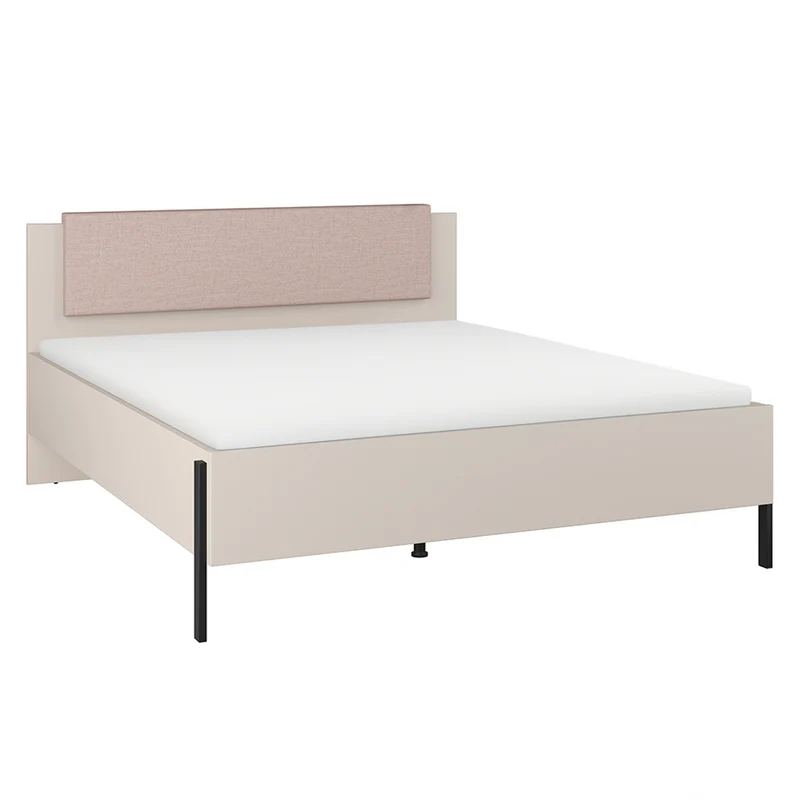 Lit coffre 180x200 sommier inclus Bérénice Cachemire