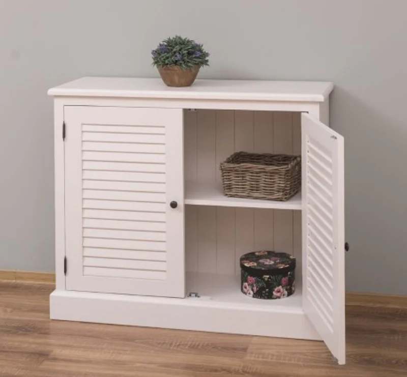Casa Padrino Sideboard im Landhausstil mit 2 Türen, 108 x 37 x 90 cm