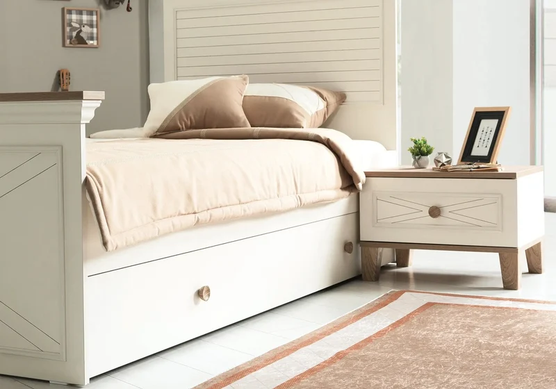 Ensemble complet de chambre moderne vert ATLAS