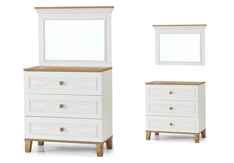 Ensemble complet de chambre moderne vert ATLAS