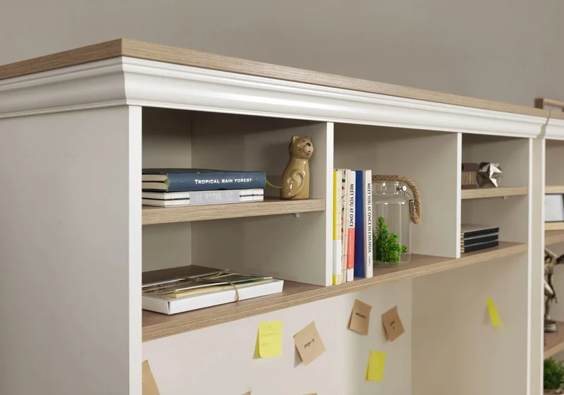 Ensemble complet de chambre moderne beige ATLAS