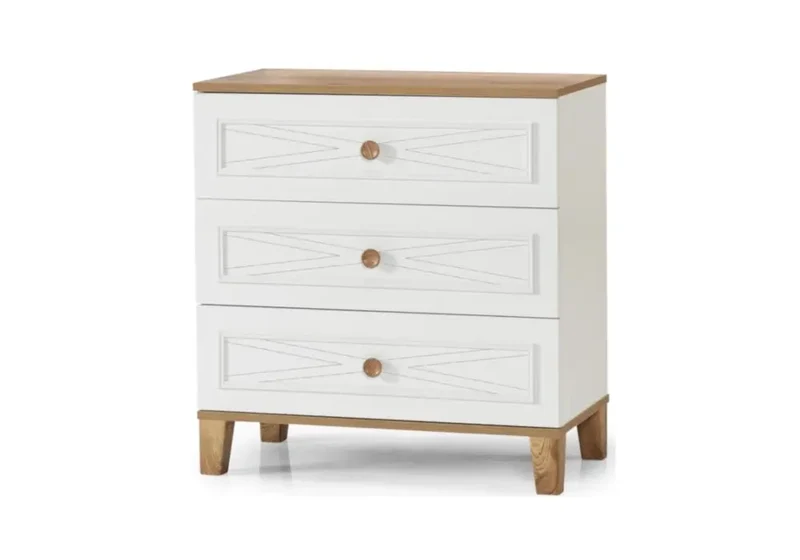 Ensemble complet de chambre moderne beige ATLAS