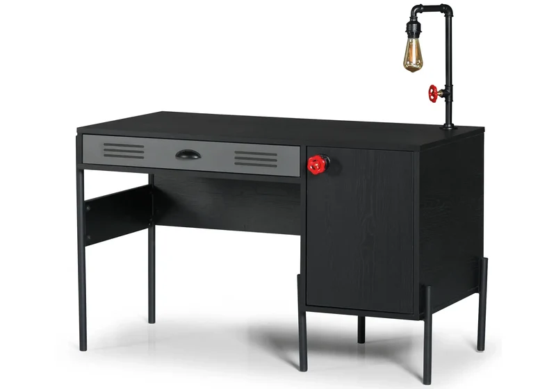 Ensemble complet de chambre pour adolescent noir VALVE