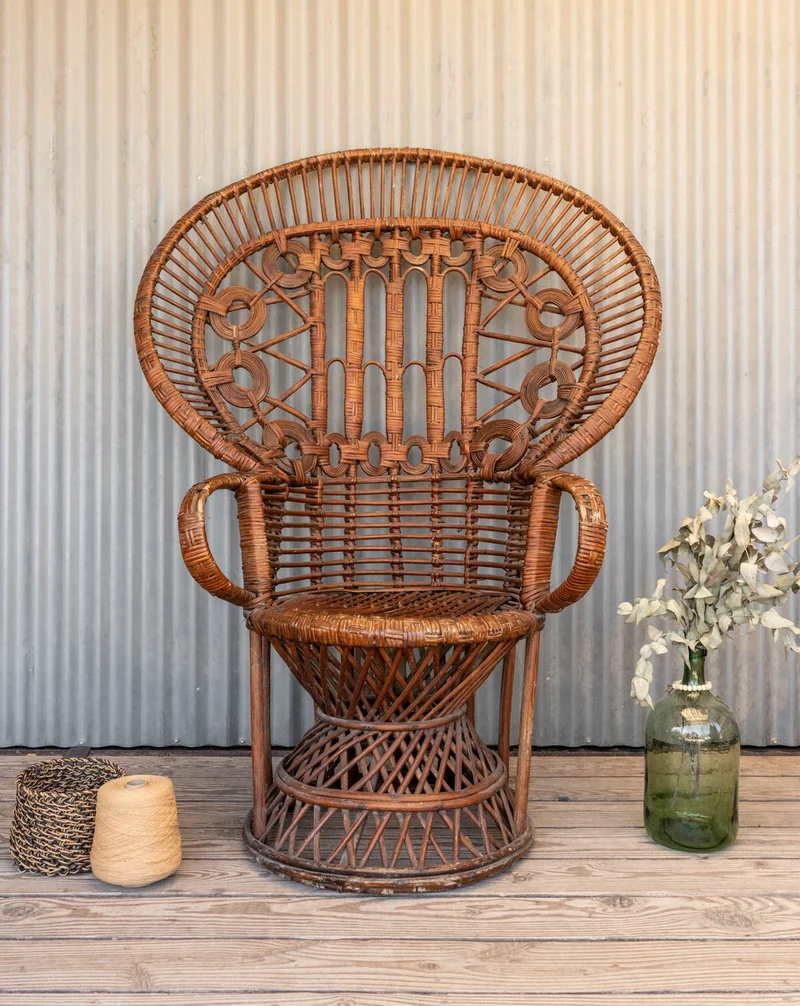 Ernest, le grand fauteuil en osier N°1097