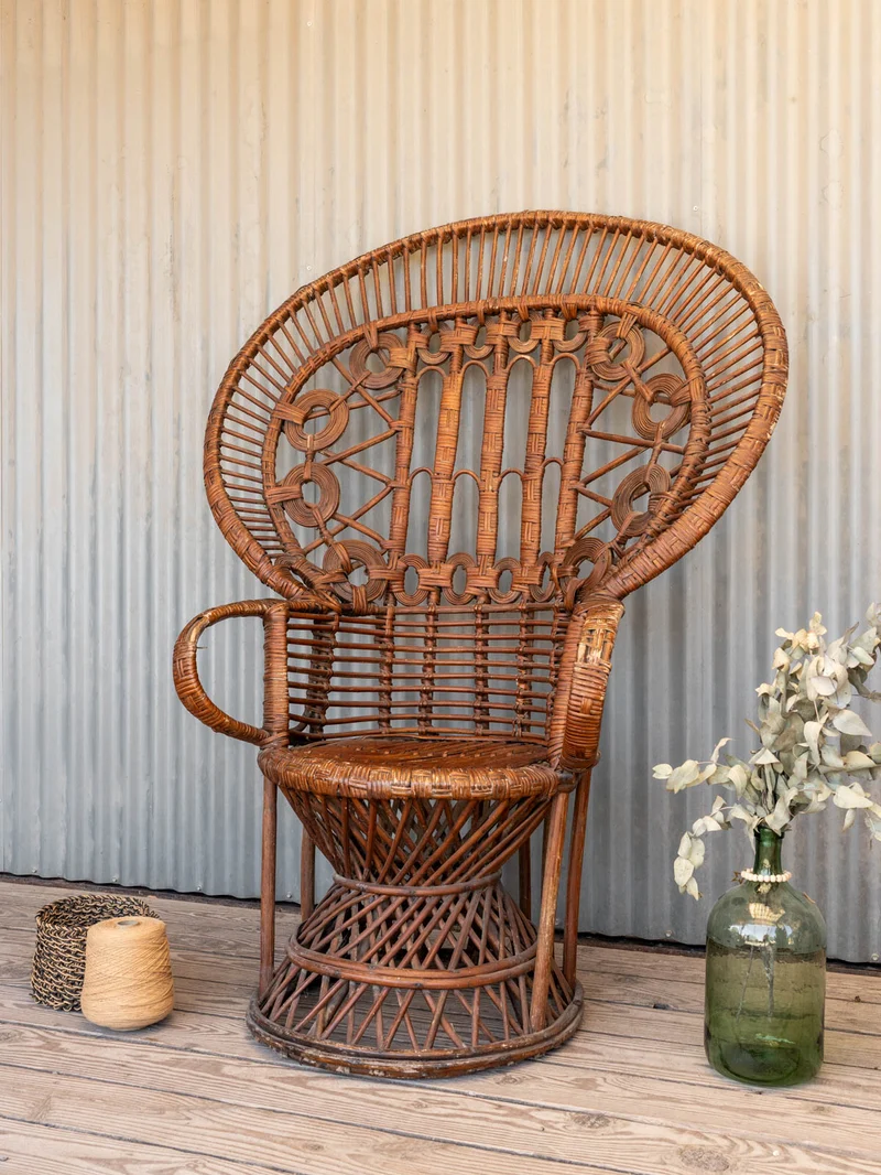 Ernest, le grand fauteuil en osier N°1097