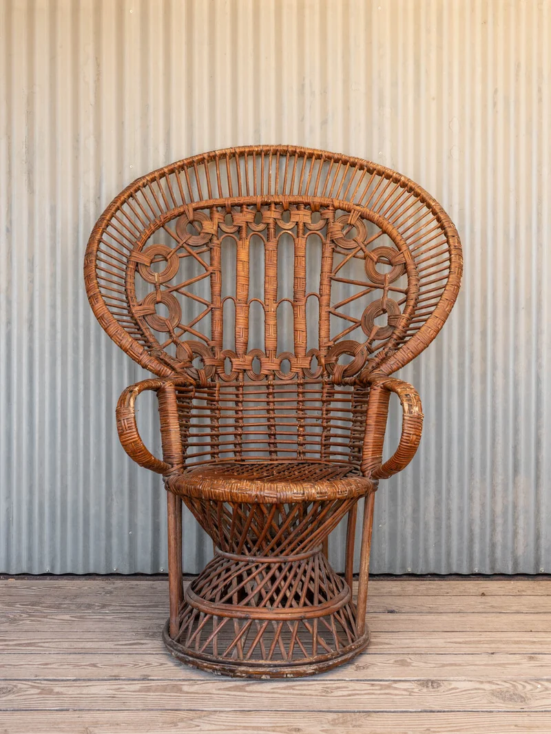 Ernest, le grand fauteuil en osier N°1097