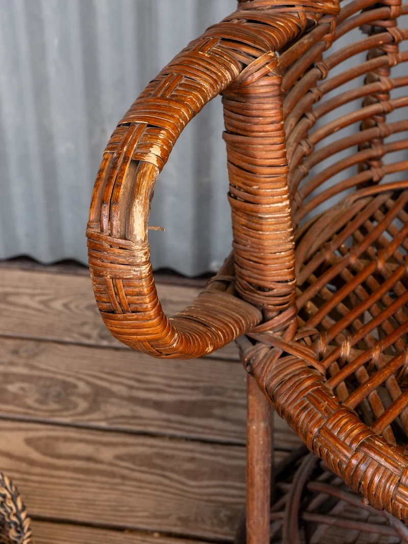 Ernest, le grand fauteuil en osier N°1097