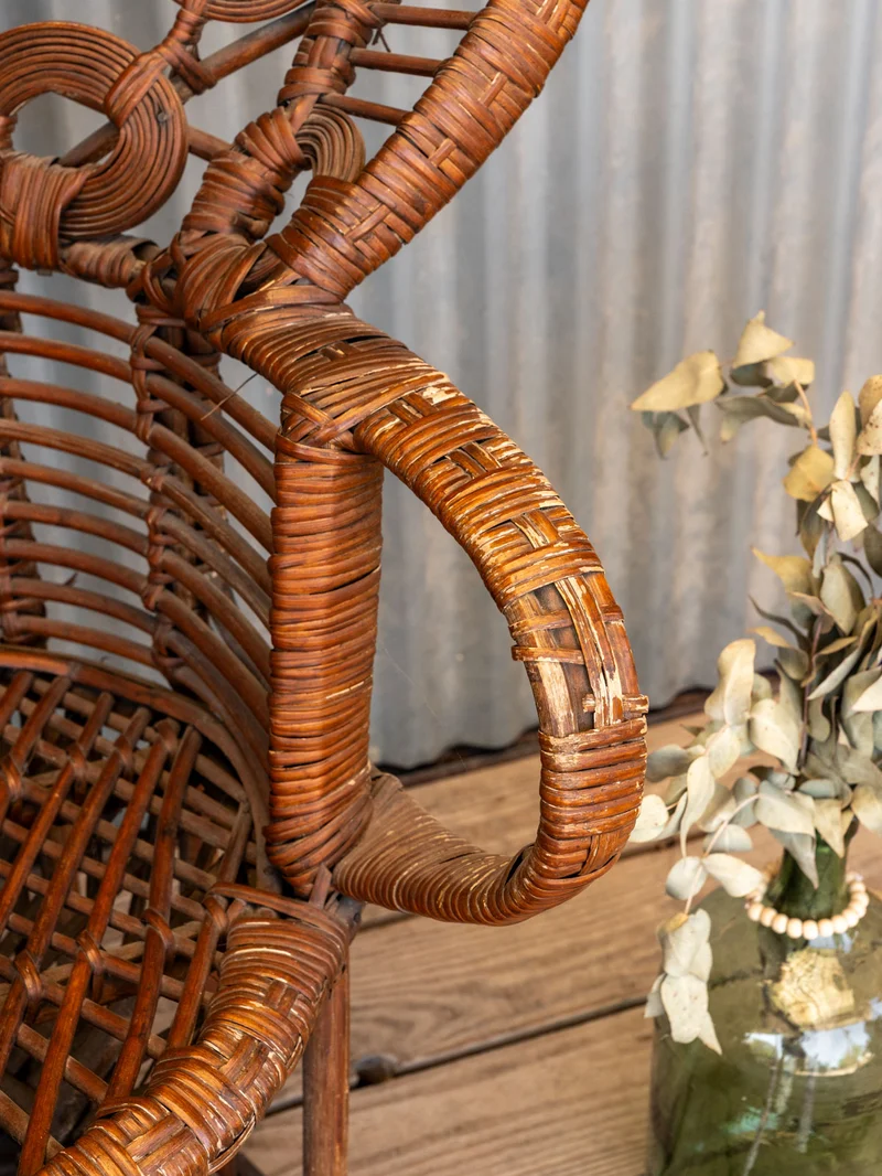 Ernest, le grand fauteuil en osier N°1097