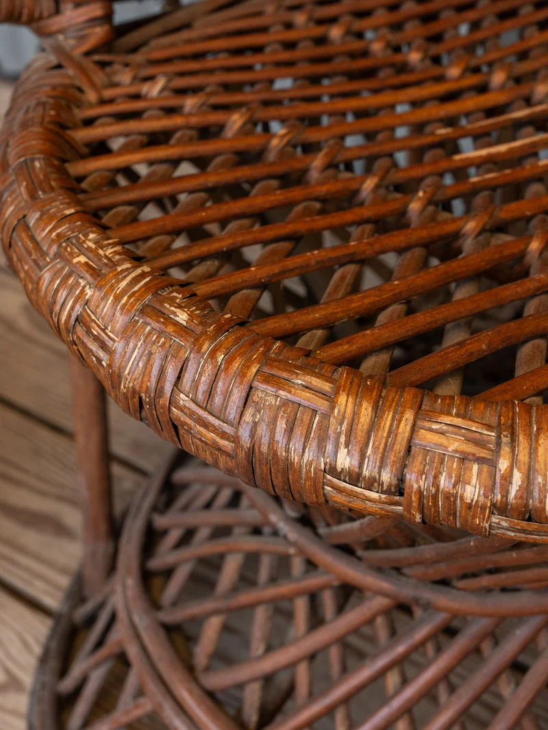 Ernest, le grand fauteuil en osier N°1097
