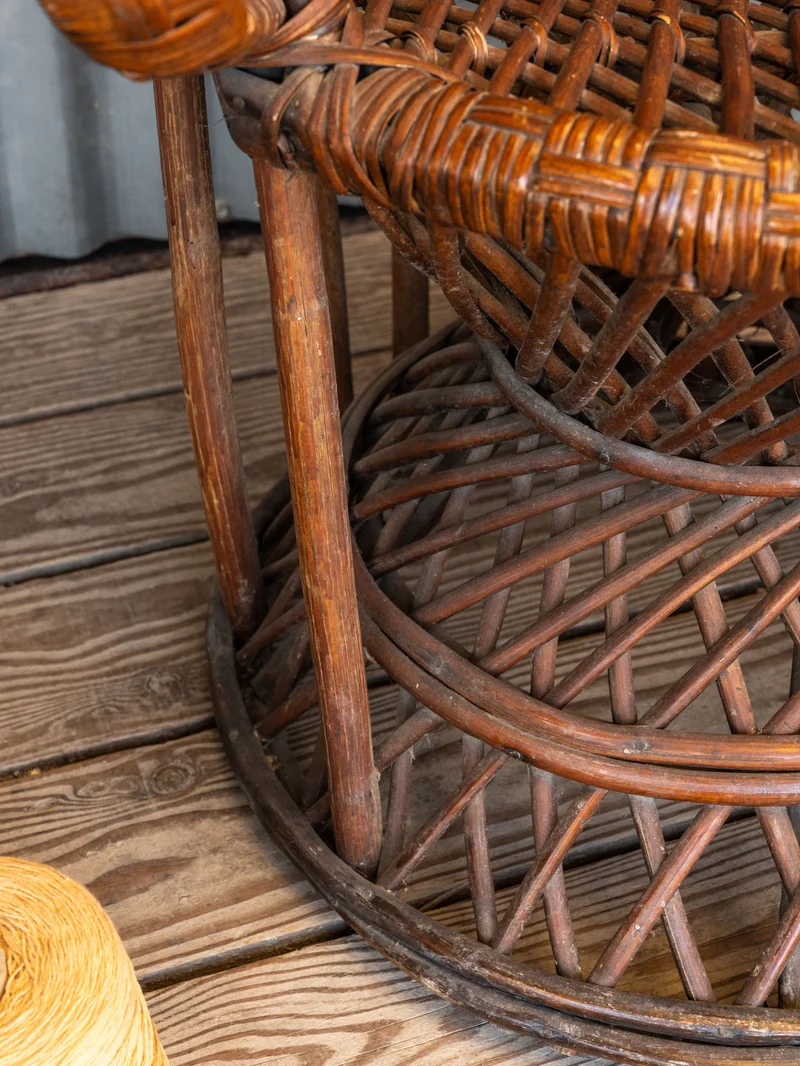 Ernest, le grand fauteuil en osier N°1097