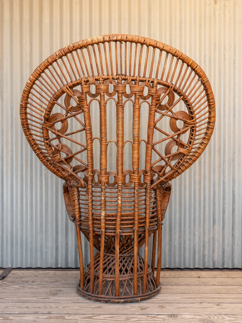 Ernest, le grand fauteuil en osier N°1097