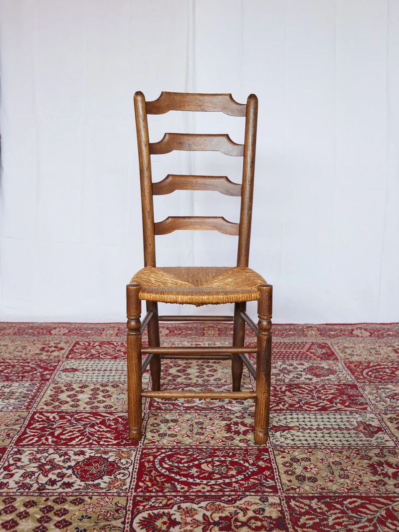 Claude, le lot de 4 chaises en paille N°1436